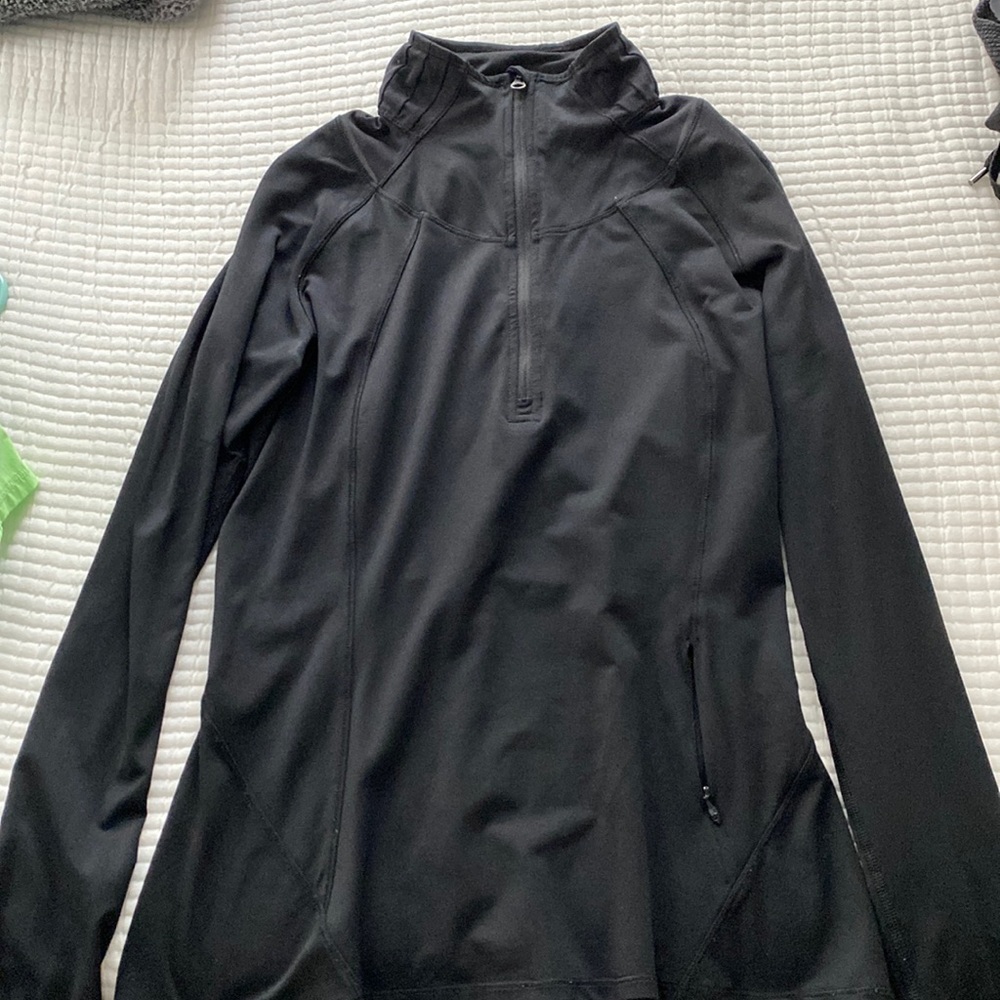Lululemon Black Quarter Zip